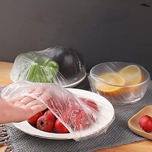 Reusable Elastic Food Storage Plastic Covers (Pack of 2)