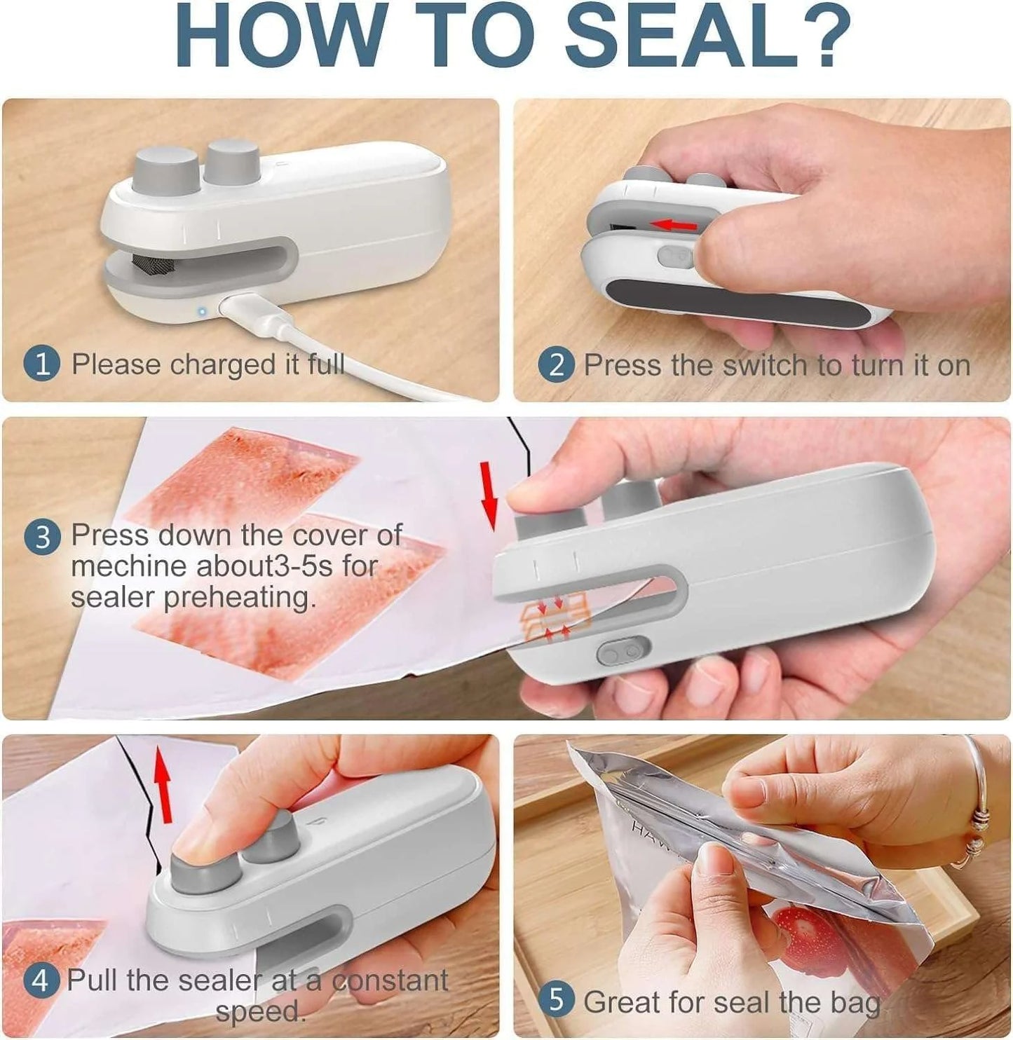 Portable sealer and cutter